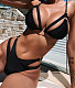 Sexy Black Push-up Style Swimsuit Two-piece Bikini C193Q