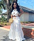 Halter Bandage Crop Tops Maxi Skirt Two Piece Set MK-3173