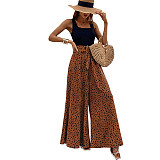 Women U-neck Point Wide-leg Jumpsuits JX5642