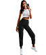Women Solid Color Sporty Pants JX5645