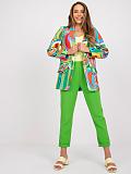 Colorful Printed Women Suit Jacket OLN-933