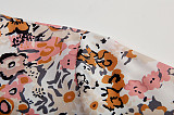 Fashion Print Round Neck Hem Maxi Dresses with Pockets OLN-9835