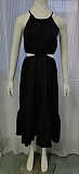 Trendy Women Halter Expose Waist Sexy Maxi Dress OLN-6023