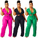 Pleated Lace Up Crop Tops Wide Leg Pants Outfits YNS-1897