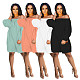 Leisure Women Off Shoulder Loose Rompers OLY-6126