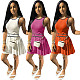 Sleeveless O Neck Pleated Tennis Tank Dresses FNN-8712