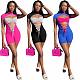 Color Patchwork Cut Out Bandage Bodycon Rompers QZX-6281