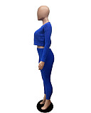Leisure Cardigan Bodycon Pants Knitted Three Pieces Sets XT-8207