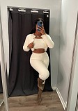 Leisure Cardigan Bodycon Pants Knitted Three Pieces Sets XT-8207
