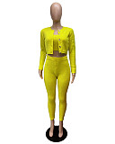Leisure Cardigan Bodycon Pants Knitted Three Pieces Sets XT-8207