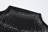 Black Hot Drilling Long Sleeves Bodycon Mini Club Dress BLG-3613269