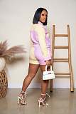 Fashion Stripes Blouse With Shorts Women 2 Pieces Sets RS-6959