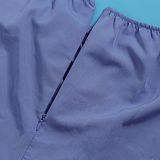 Blue Off Shoulder Lantern Sleeves Bandage Short Dress NY-10555