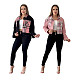 Women Plaid Patchwork Casual Jackets CY-6154