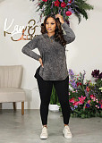 Women Short Sleeves Sporty Casual 2 Pieces Set WA-77630