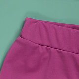 Solid Color Suit Top Stretch Tight three-piece Sets NY-10601