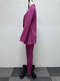 Solid Color Suit Top Stretch Tight three-piece Sets NY-10601
