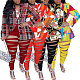 Fashion Print Women Lapel Collar Blazer And Hollow Out Pants Large Size 2 Piece Sets NY-2686