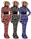 Fashion Printed Women Loose Long Pants Two Pieces Set XT-8822