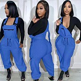 Loose Fashion Drawstring Jumpsuit With Straps TK-6305