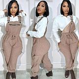 Loose Fashion Drawstring Jumpsuit With Straps TK-6305