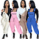 Loose Fashion Drawstring Jumpsuit With Straps TK-6305
