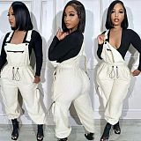 Loose Fashion Drawstring Jumpsuit With Straps TK-6305