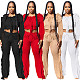 Knitted Tassel Sweaters and Straight Pants Outfits CM-8647