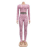 Net Yarn Perspective Long Sleeve High Waist Jumpsuit Foot Pants BY-3618