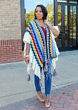 Retro Women Knitted Hand Crochet Fringe Coat Cardigan Cape CM-8698