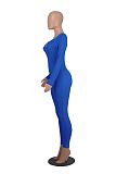 U-Neck Bodycon Yoga Jumpsuit For Women HZXY-0332