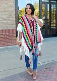 Retro Women Knitted Hand Crochet Fringe Coat Cardigan Cape CM-8698