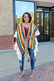 Retro Women Knitted Hand Crochet Fringe Coat Cardigan Cape CM-8698