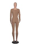 U-Neck Bodycon Yoga Jumpsuit For Women HZXY-0332