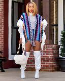 Retro Women Knitted Hand Crochet Fringe Coat Cardigan Cape CM-8698