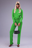 Women Pockets Hoodies And Long Pants Casual Two Piece Suits YD-8780-E7