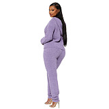 Fashion Women Hoodies Long Pants 2 Pieces Sets YD-8788