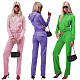 Women Pockets Hoodies And Long Pants Casual Two Piece Suits YD-8780-E7