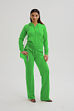 Women Pockets Hoodies And Long Pants Casual Two Piece Suits YD-8780-E7