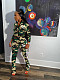 Women Camouflage Printed Sporty Two Pieces Suits YUM-10051