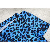 Fashion Women Leopard Printed Cape Long Tops YF-10620