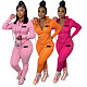 Fall Long Sleeve Hoodie Coat Pencil Pants Outfits CN-0052B1