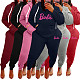 Large Size Women Hoodies And Long Pants Sporty Suits 2 Pieces WA-7733015
