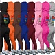 Casual Solid Color Hoodies+Pants 2 Piece Sets DN-8999S10