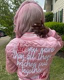 Stylish Girl Letter Embroidery Quilted Cotton Jacket RS-2207