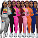 Women Printed Hoodies Sweatshirt And Pants Large Size 5XL Casual Sets DN-N8999M36