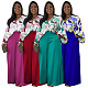 Plus Size Sets Women Printed Loose Blouse And Wide-leg Pants NNWY-7761