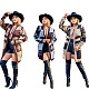 Autumn Winter Women Printed Knitted Cardigan Sweater CY-4032