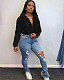 Women Thick Winter Oversize Loose Zipper Jacket Coat LSD-9030