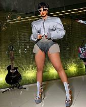 Women's Fashion Round Neck Long Sleeve Zipper Warm Reflective Cotton Jacket ZS-0603